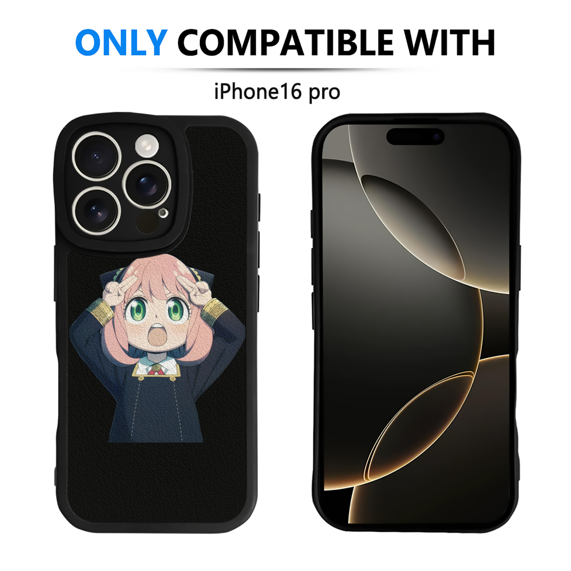 （画像用） SPY×FAMILY间谍家家酒 【iPhone 16シリーズ対応】シリコンスマホケース（レザー調） 材質：シリコン